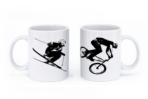 Freestyle - Bike Duo stencil mug